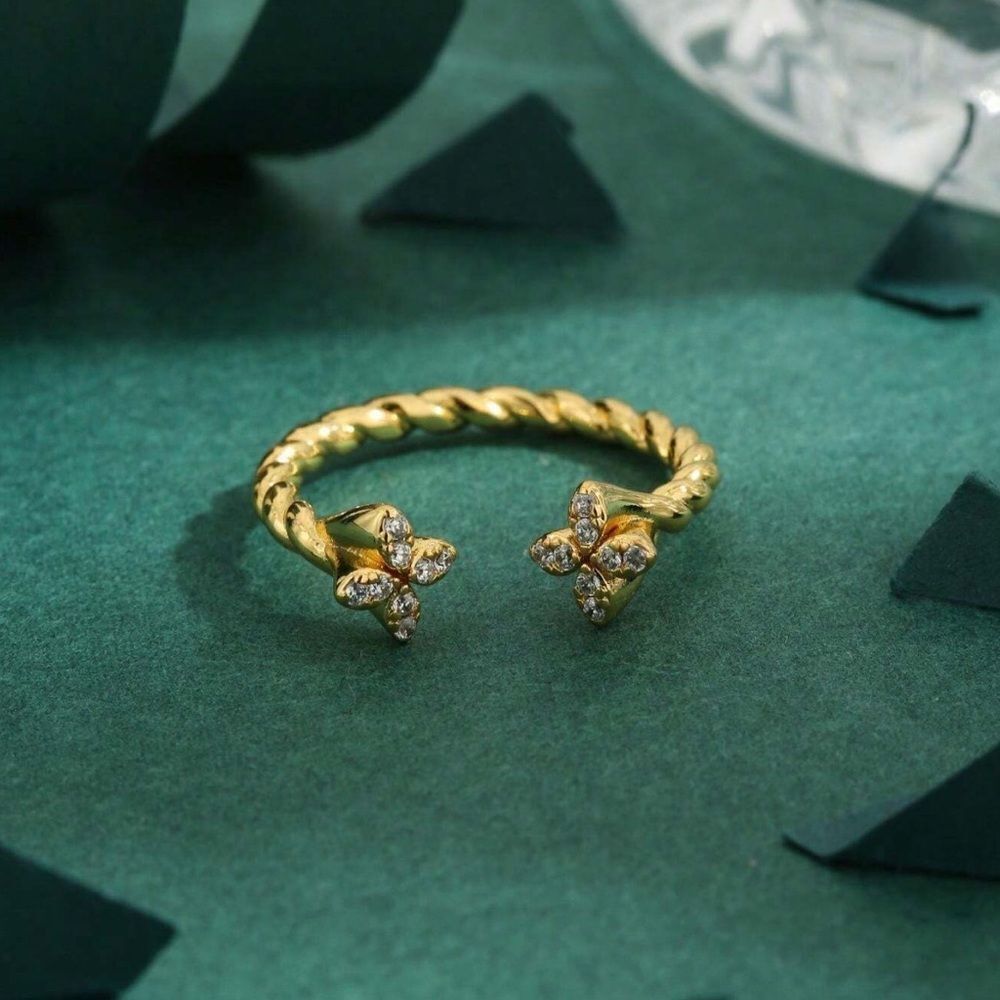 Diamond flower ring S1102